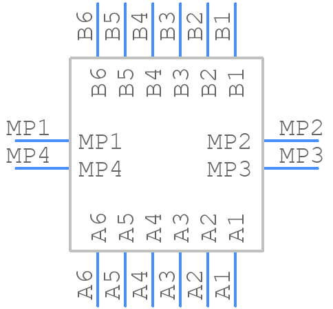 M55-7011242R - Harwin - PCB symbol