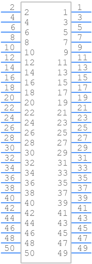 ERM8-025-05.0-TL-DV-TR - SAMTEC - PCB symbol