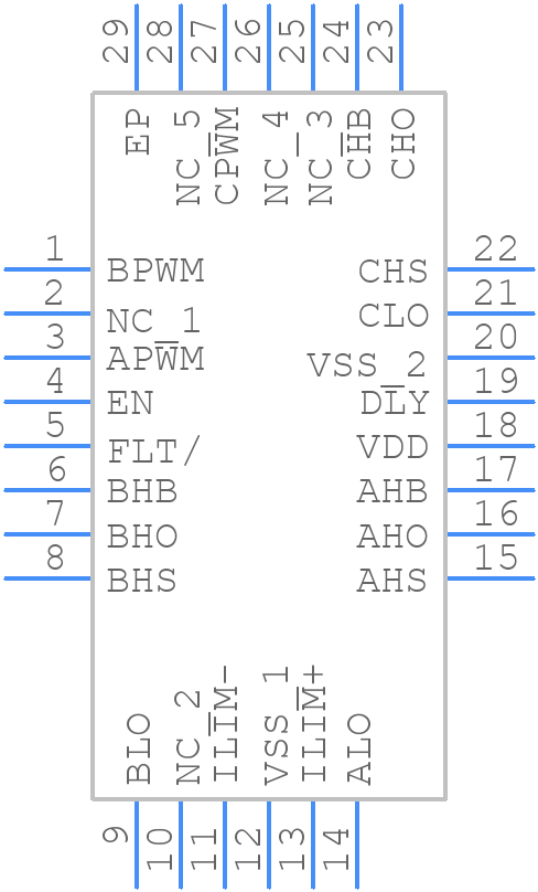 MIC4607-2YML-T5 - Microchip - PCB symbol