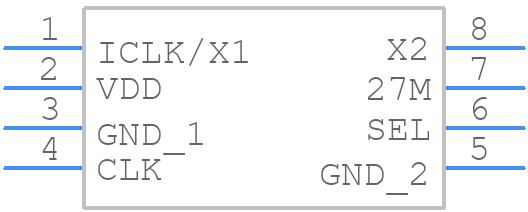 MK2716SLF - Renesas Electronics - PCB symbol