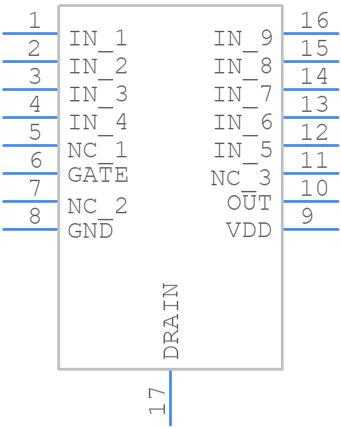 LTC4358CFE#PBF - Analog Devices - PCB symbol