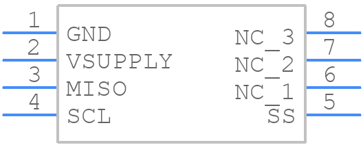 HSCMRNN1.6BASA3 - Honeywell - PCB symbol