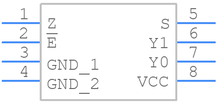 74LVC1G53GT,115 - Nexperia - PCB symbol