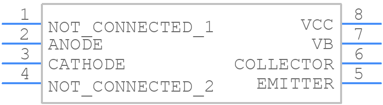 6N139 - QT Brightek (QTB) - PCB symbol