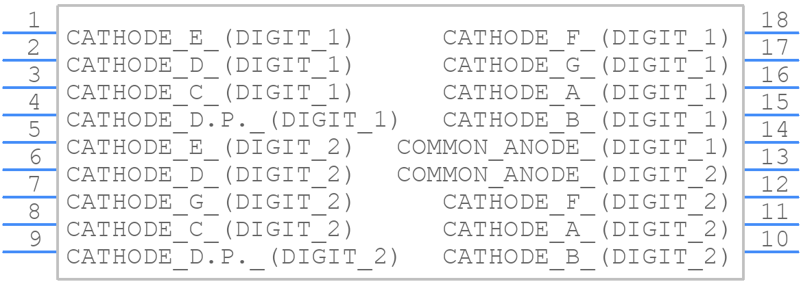 LTD-6410G - Lite-On - PCB symbol