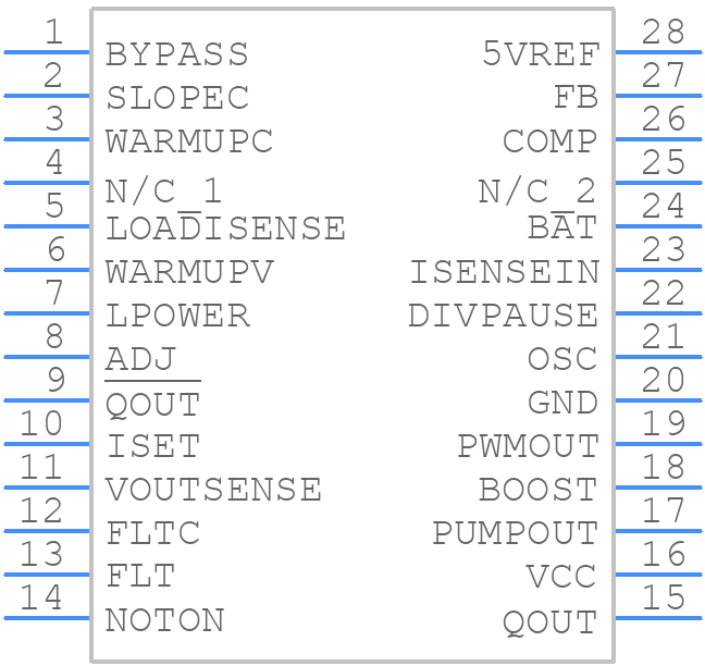 UCC2305NG4 - Texas Instruments - PCB symbol