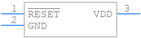 TLV803EB29DBZR - Texas Instruments - PCB symbol