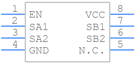 PCA9521D,118 - NXP - PCB symbol