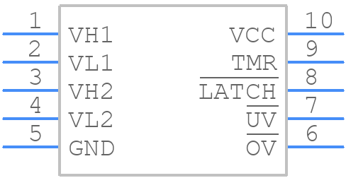 LTC2913IMS-1#PBF - Analog Devices - PCB symbol