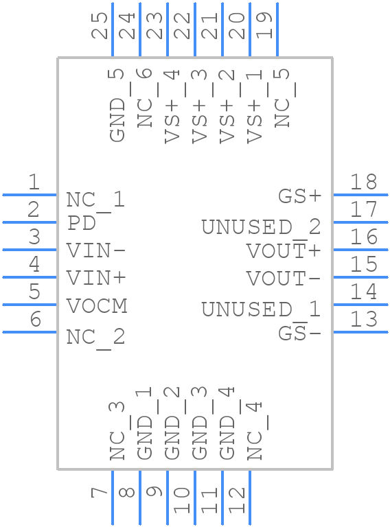 THS770012IRGER - Texas Instruments - PCB symbol
