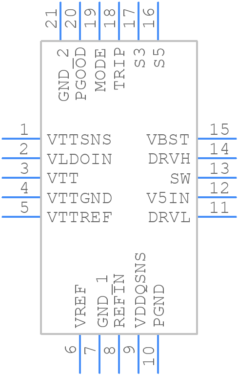 TPS51916RUKT - Texas Instruments - PCB symbol