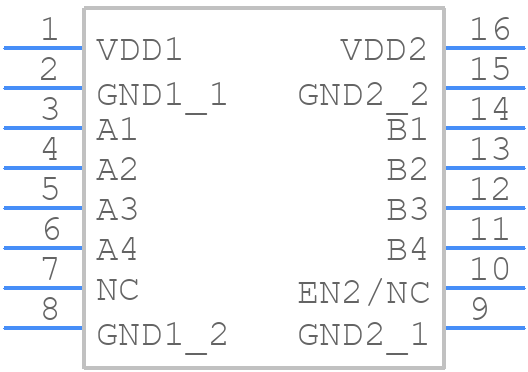 SI8640BB-B-ISR - Silicon Labs - PCB symbol