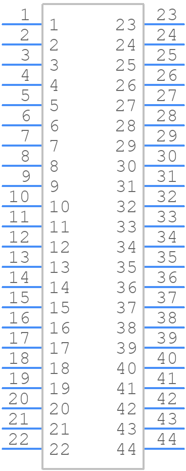 TFM-122-03-STL-D-WT - SAMTEC - PCB symbol
