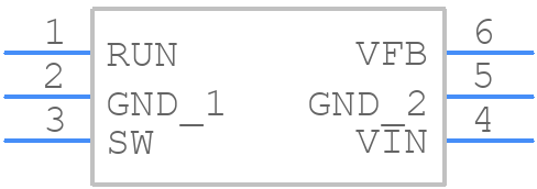 LTC3410BESC6#TRPBF - Analog Devices - PCB symbol