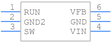 LTC3410BESC6#TRMPBF - Analog Devices - PCB symbol