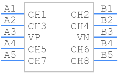 CM1230-08CP - onsemi - PCB symbol