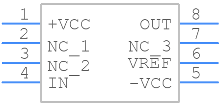 BUF602IDG4 - Texas Instruments - PCB symbol