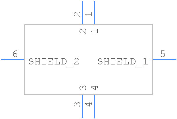 USB-B-S-S-W-VT - SAMTEC - PCB symbol