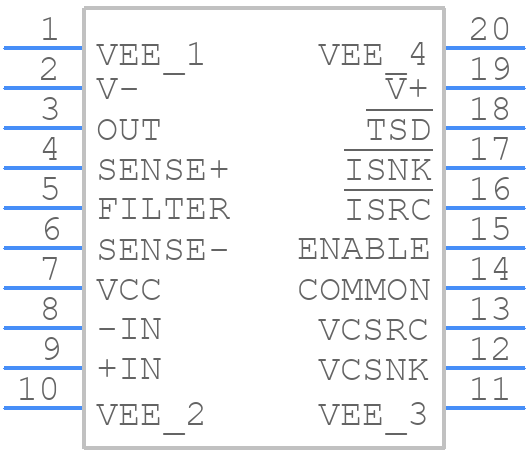 LT1970ACFE#PBF - Analog Devices - PCB symbol