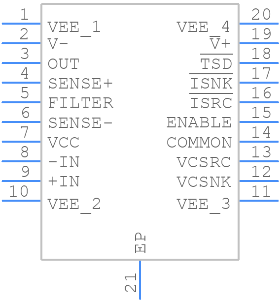 LT1970AIFE#PBF - Analog Devices - PCB symbol