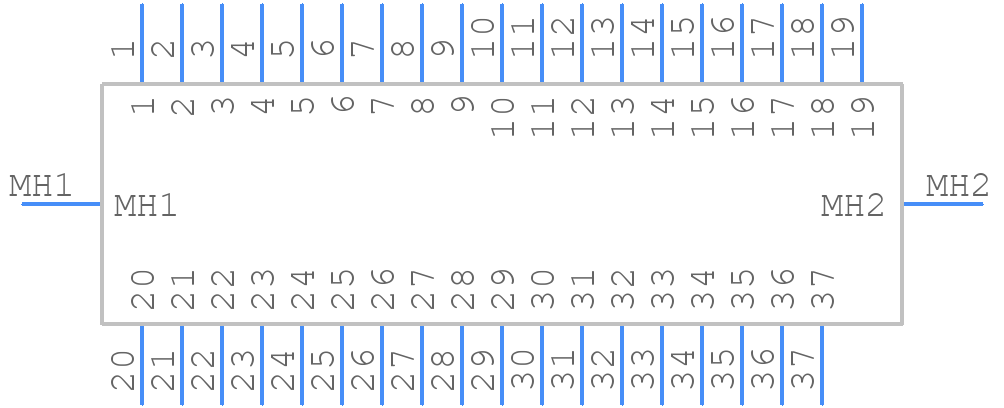 M24308/24-4Z - TE Connectivity - PCB symbol