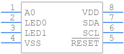 PCA9530D,118 - NXP - PCB symbol