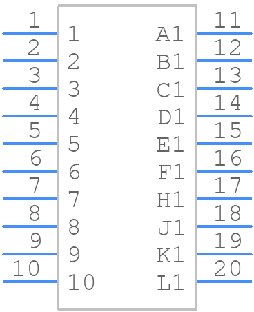 337-020-558-202 - EDAC - PCB symbol