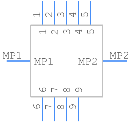 09551667820741 - HARTING - PCB symbol