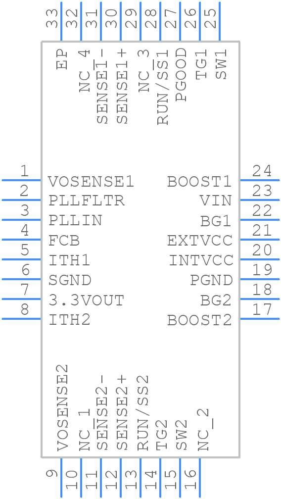 LTC3728IUH#TRPBF - Analog Devices - PCB symbol