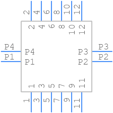 AXF6D1212 - Panasonic - PCB symbol