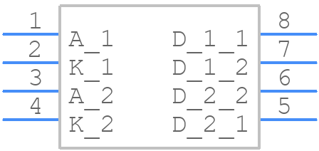 G3VM-354J - OMRON Electronics - PCB symbol