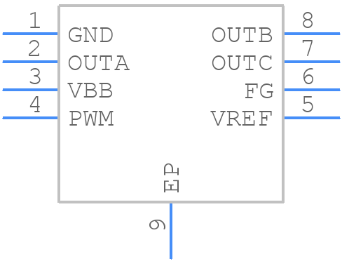 A4949GLJTR-6-T - Allegro Microsystems - PCB symbol