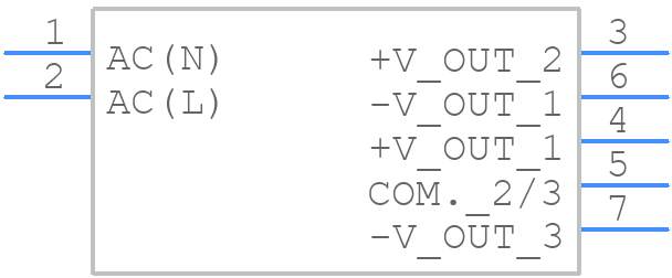 TML 30515 - Traco Power - PCB symbol