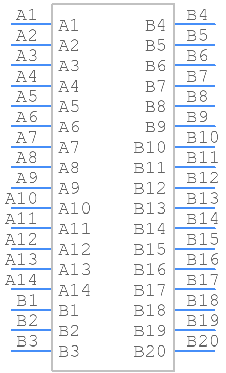 34707-2012 - Molex - PCB symbol