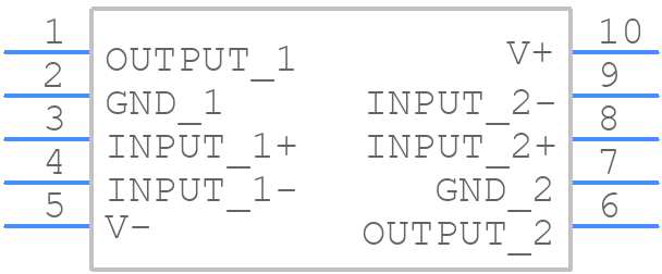 LM119WGRLQMLV - Texas Instruments - PCB symbol