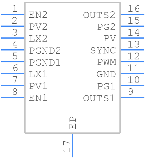 MAX16963SAUEA/V+T - Analog Devices - PCB symbol