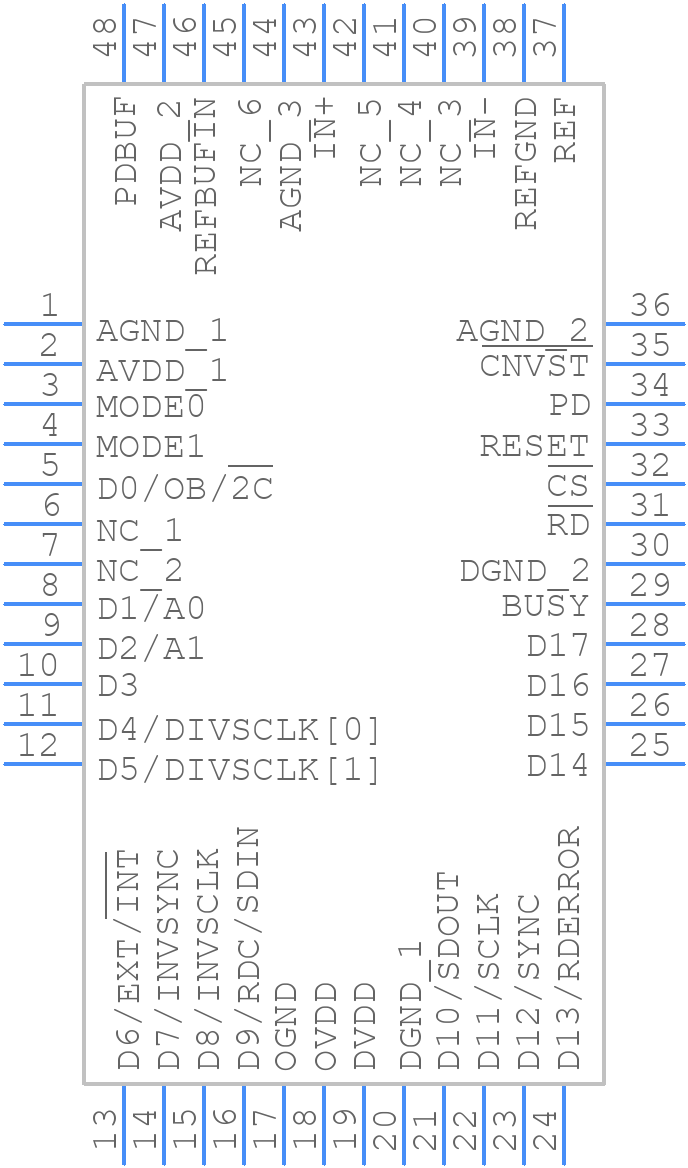 AD7678ASTZRL - Analog Devices - PCB symbol