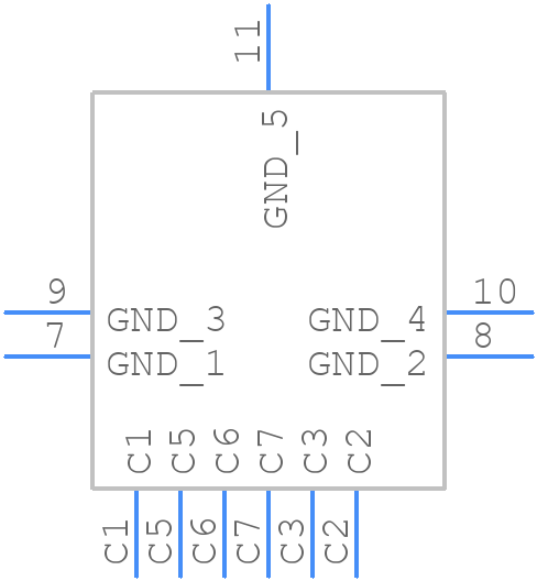 SF9W006S4AC100 - JAE - PCB symbol
