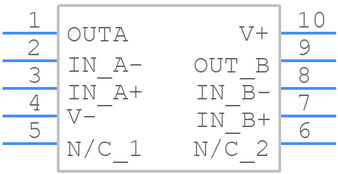 LMP2012WGLLQMLV - Texas Instruments - PCB symbol