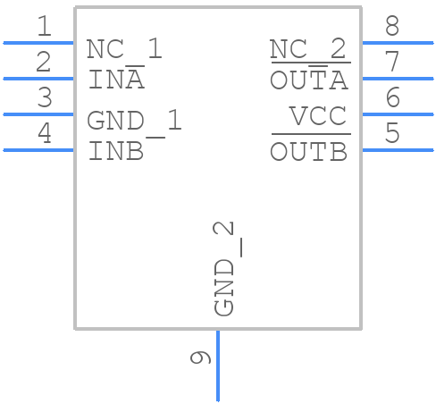 IXDI604SITR - LITTELFUSE - PCB symbol