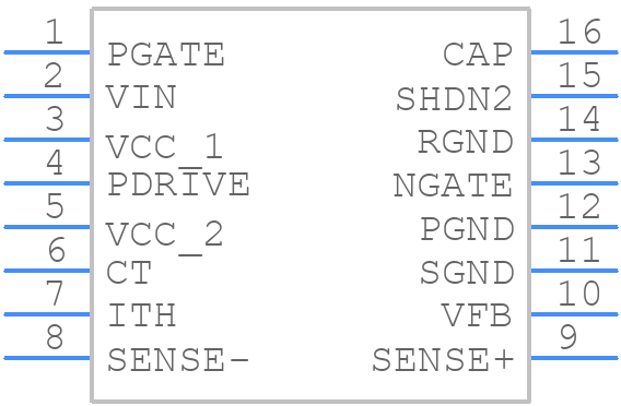 LTC1149CN#PBF - Analog Devices - PCB symbol