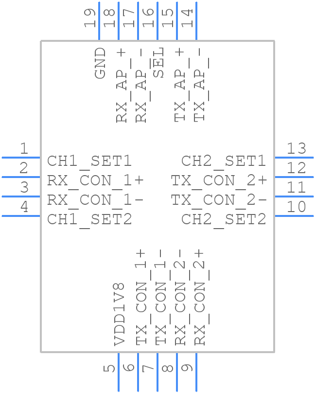 PTN36043BXZ - NXP - PCB symbol