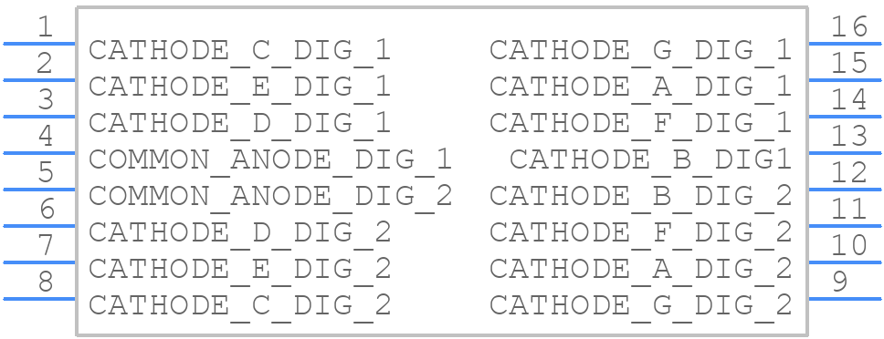 DA04-11SRWA - Kingbright - PCB symbol