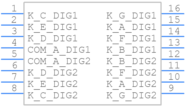 DA04-11SURKWA - Kingbright - PCB symbol