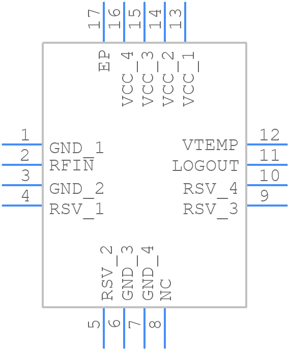 HMC1094LP3ETR - Analog Devices - PCB symbol