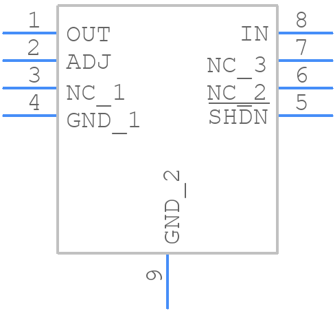 LT3014EDD#TRPBF - Analog Devices - PCB symbol
