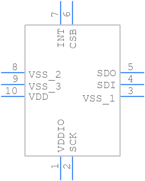 BMP390L - BOSCH - PCB symbol