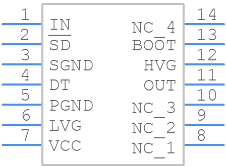 L6494LDTR - STMicroelectronics - PCB symbol