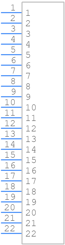 TMS-122-55-F-S - SAMTEC - PCB symbol