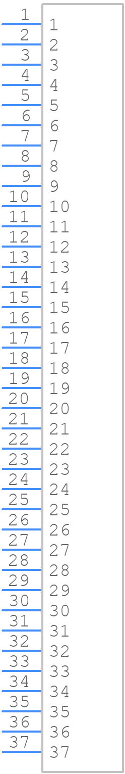 TMS-137-21-L-S - SAMTEC - PCB symbol